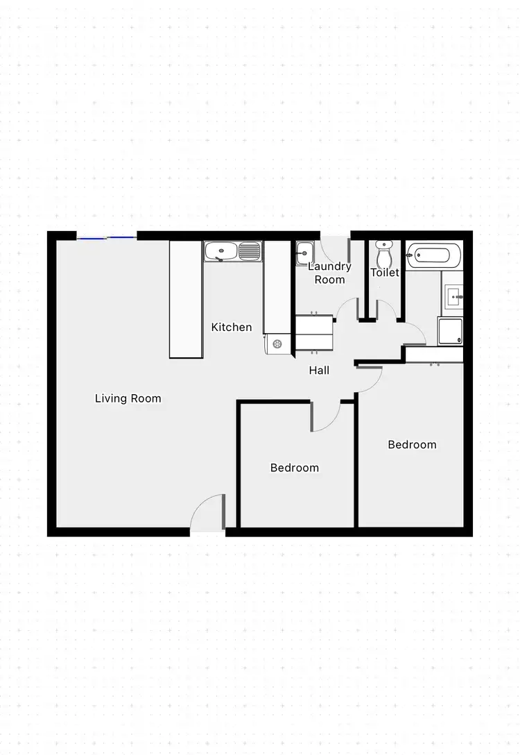 Floorplan of Homely townhouse listing, 2/872 Fifteenth Street, Mildura VIC 3500