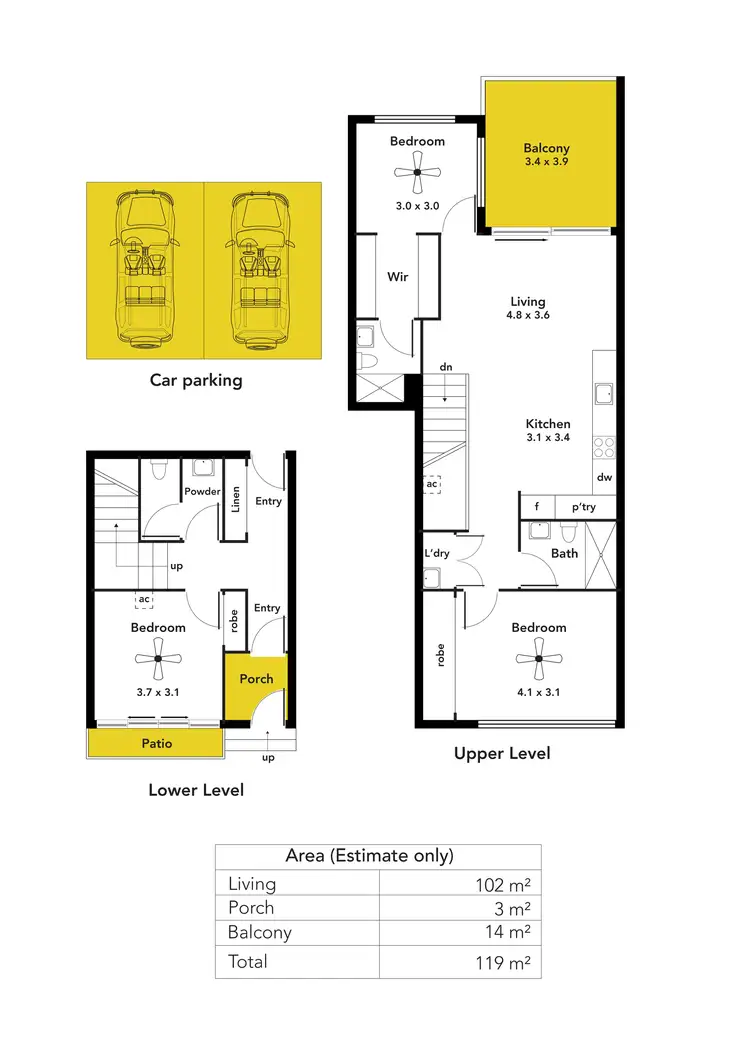 Floorplan of Homely house listing, 6/10 Fifth Street, Bowden SA 5007