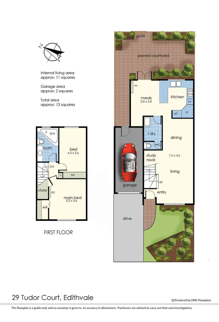 Floorplan of Homely villa listing, 29 Tudor Court, Edithvale VIC 3196