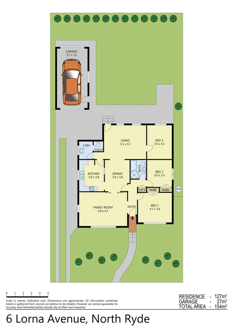 Floorplan of Homely house listing, 6 Lorna Avenue, North Ryde NSW 2113