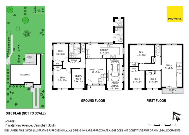 Floorplan of Homely house listing, 7 Waterview Avenue, Caringbah South NSW 2229