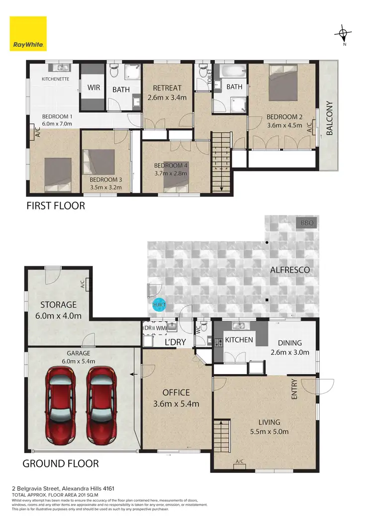 Floorplan of Homely house listing, 2 Belgravia Street, Alexandra Hills QLD 4161