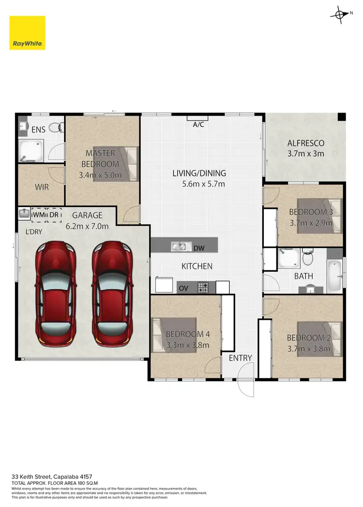 Floorplan of Homely house listing, 1/33 Keith Street, Capalaba QLD 4157