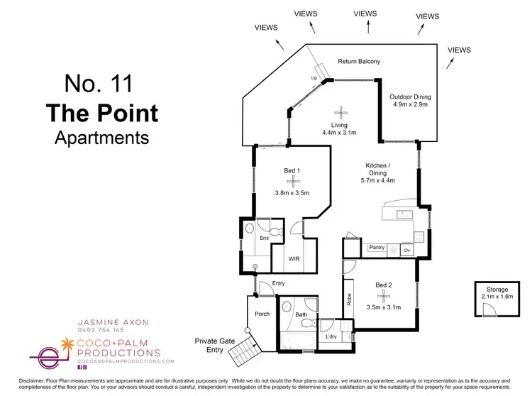 Floorplan of Homely apartment listing, 11/3 Murphy Street, Port Douglas QLD 4877