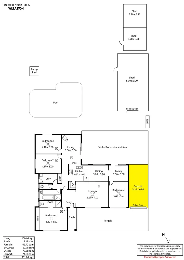Floorplan of Homely house listing, 110 Main North Road, Willaston SA 5118