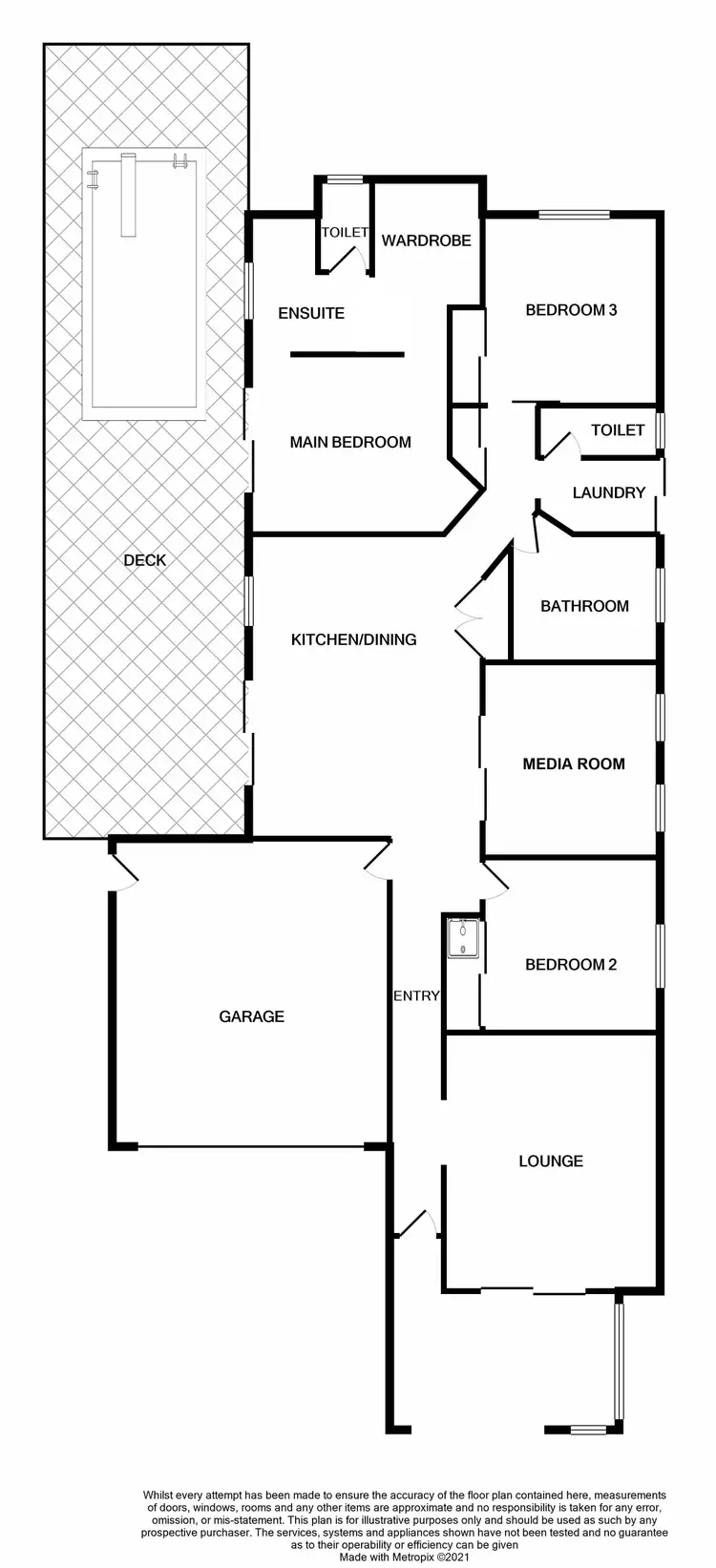 Floorplan of Homely house listing, 21 Highgrove Avenue, Shaw QLD 4818