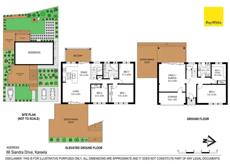 Floorplan of Homely house listing, 66 Siandra Drive, Kareela NSW 2232