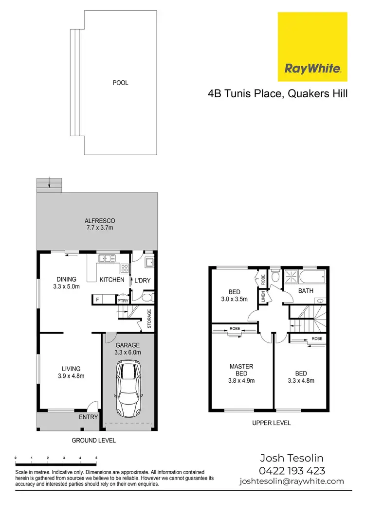 Floorplan of Homely house listing, 4B Tunis Place, Quakers Hill NSW 2763
