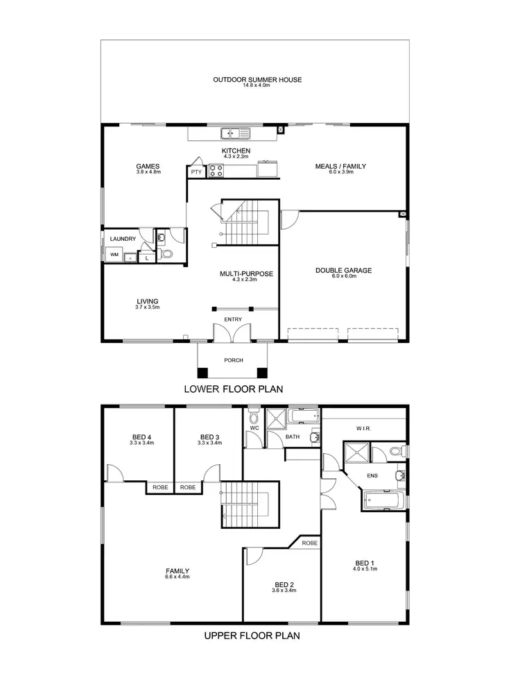 Floorplan of Homely house listing, 1 Northquarter Drive, Murrumba Downs QLD 4503