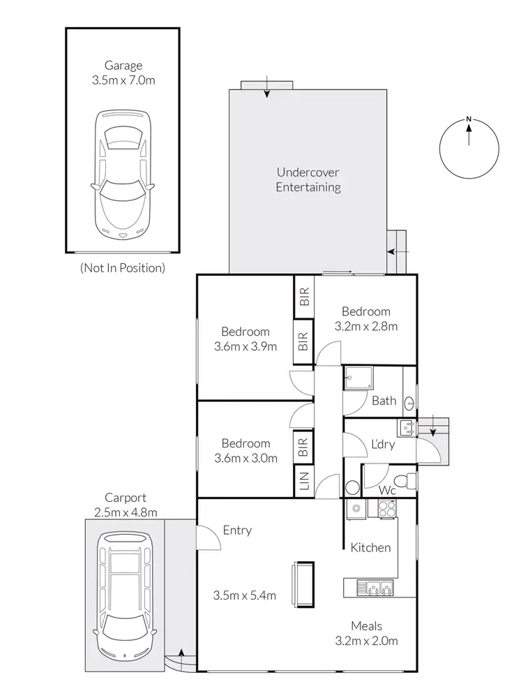 Floorplan of Homely house listing, 2 Vermont Avenue, Corio VIC 3214