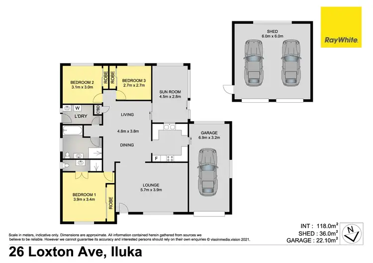 Floorplan of Homely house listing, 26 Loxton Avenue, Iluka NSW 2466