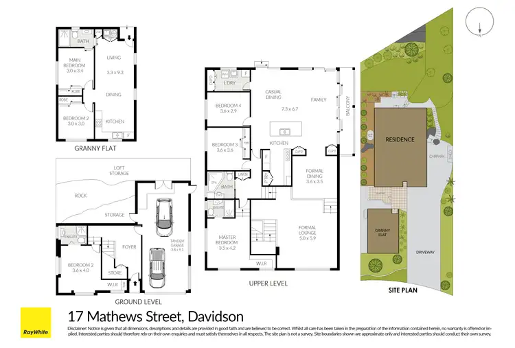 Floorplan of Homely house listing, 17 Mathews Street, Davidson NSW 2085