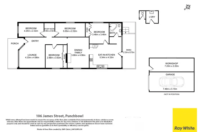 Floorplan of Homely house listing, 106 James Street, Punchbowl NSW 2196