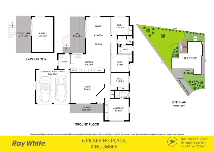 Floorplan of Homely house listing, 6 Pickering Place, Kincumber NSW 2251