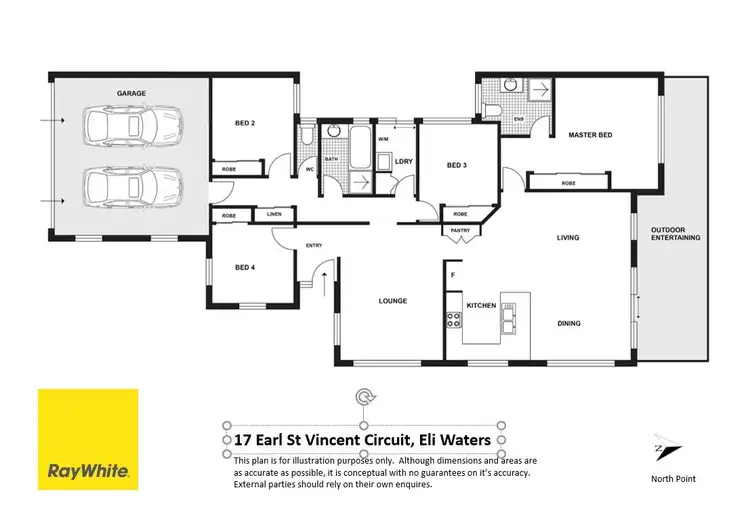 Floorplan of Homely house listing, 17 Earl Saint Vincent Circuit, Eli Waters QLD 4655