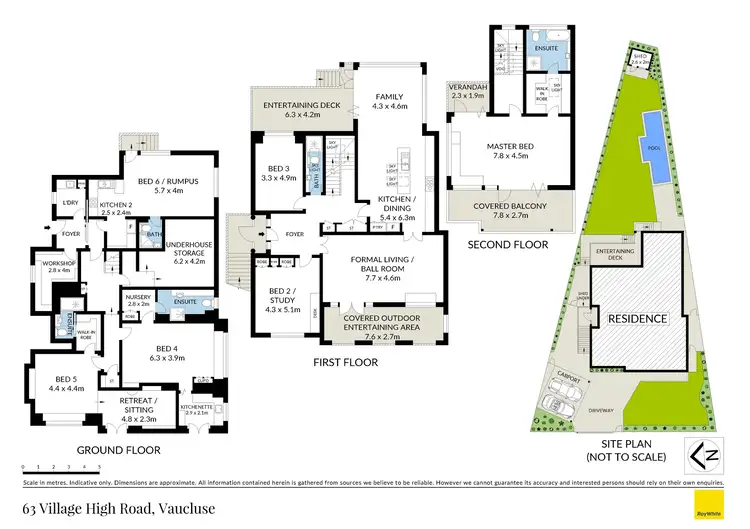 Floorplan of Homely house listing, 63 Village High Road, Vaucluse NSW 2030