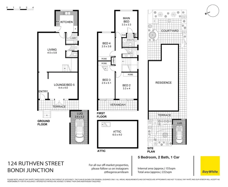 Floorplan of Homely house listing, 124 Ruthven Street, Bondi Junction NSW 2022