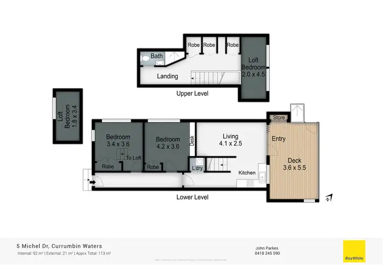 Floorplan of Homely house listing, 5 Michel Drive, Currumbin Waters QLD 4223
