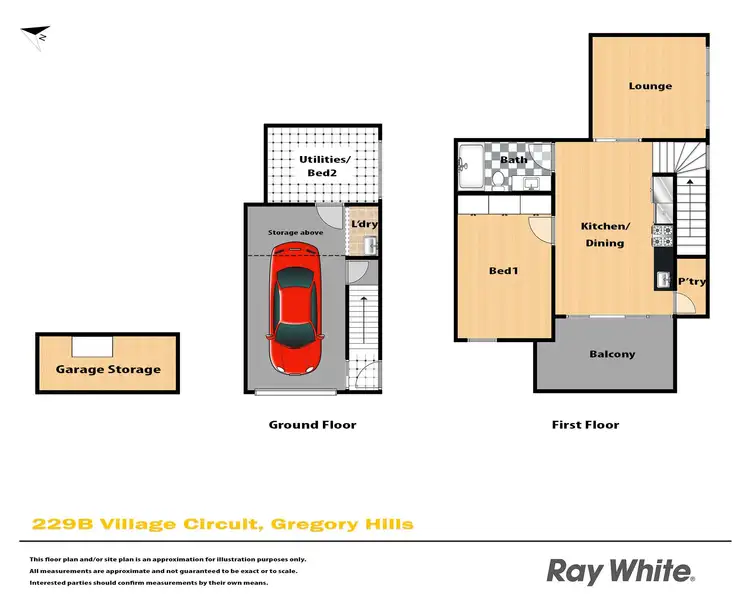 Floorplan of Homely house listing, 229b Village Circuit, Gregory Hills NSW 2557