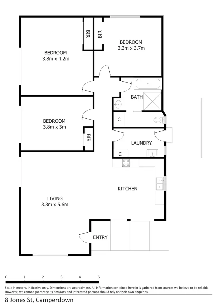 Floorplan of Homely house listing, 8 Jones Street, Camperdown VIC 3260