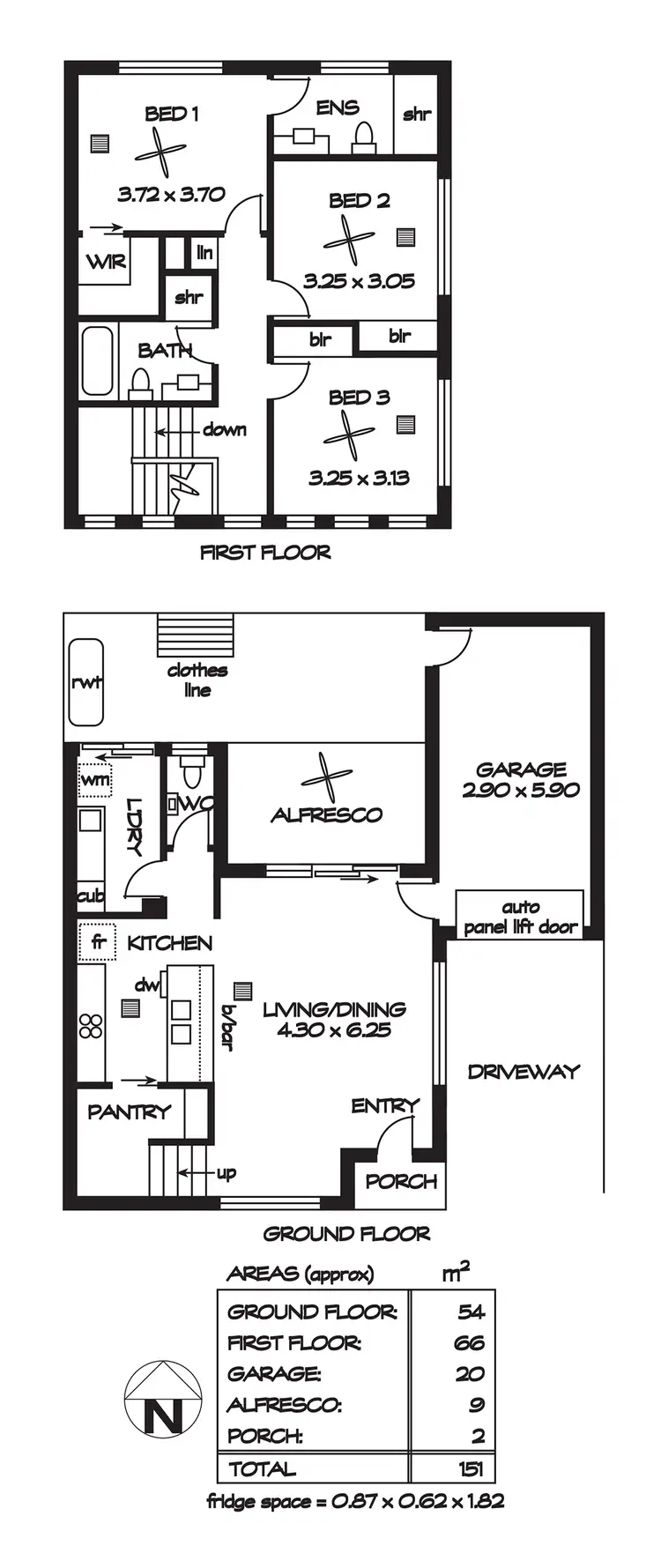 Floorplan of Homely house listing, 2/5 Rowney Avenue, Campbelltown SA 5074