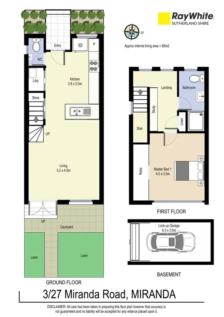 Floorplan of Homely townhouse listing, 3/27 Miranda Road, Miranda NSW 2228