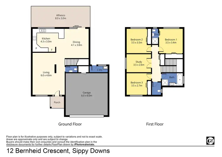 Floorplan of Homely house listing, 12 Bernheid Crescent, Sippy Downs QLD 4556