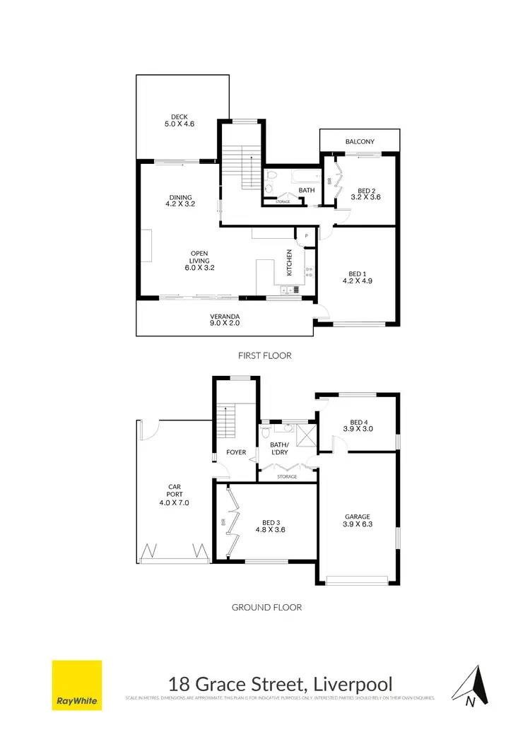 Floorplan of Homely house listing, 18 Grace Street, Liverpool NSW 2170