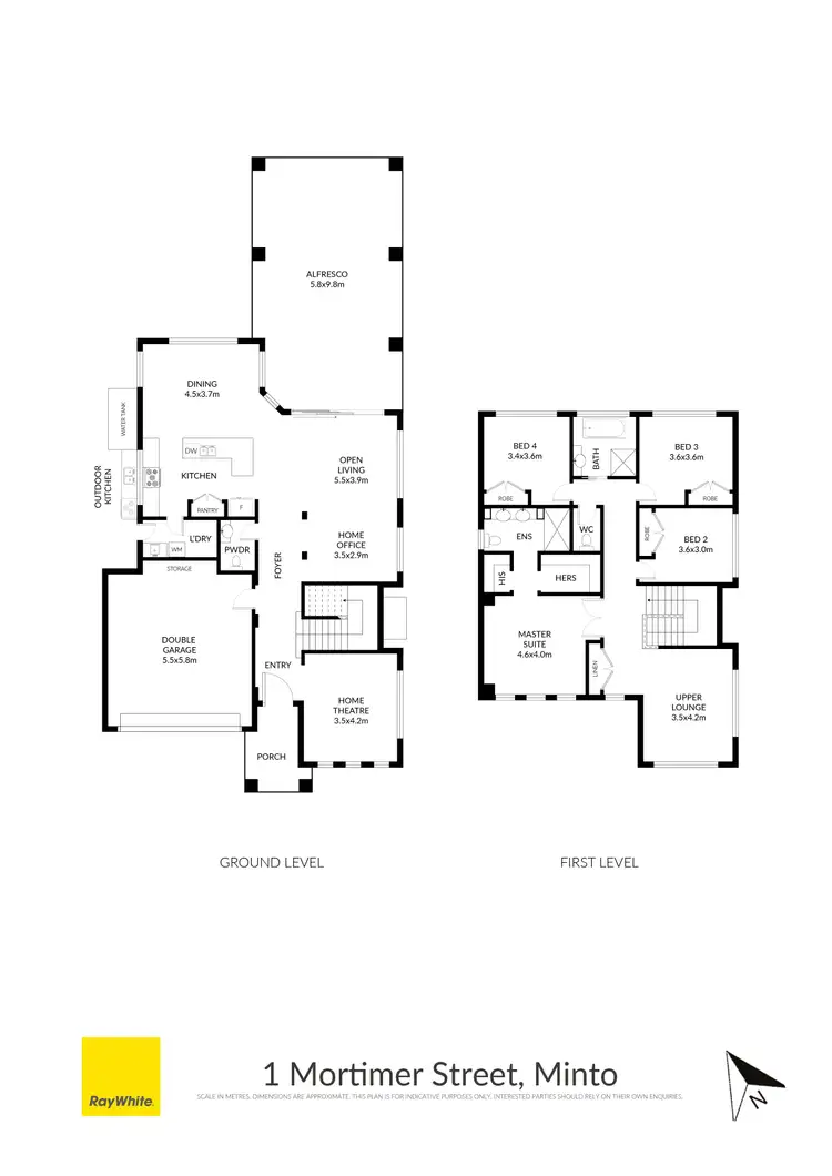 Floorplan of Homely house listing, 1 Mortimer Street, Minto NSW 2566