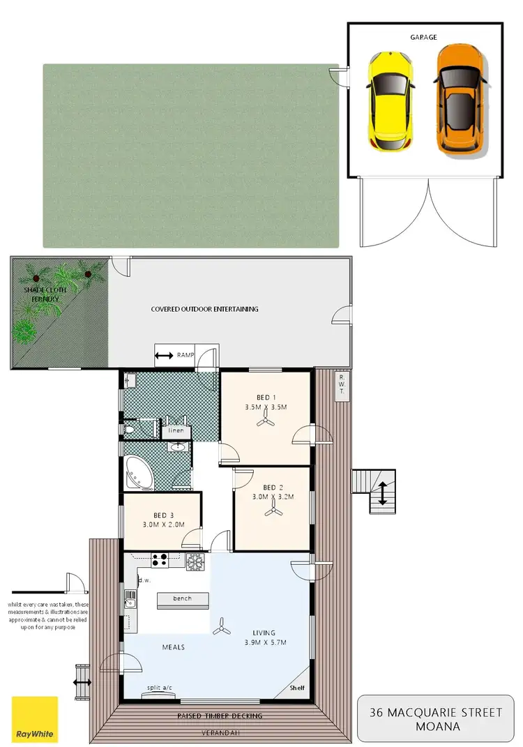 Floorplan of Homely house listing, 36 Macquarie Street, Moana SA 5169