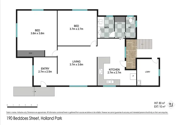 Floorplan of Homely house listing, 190 Beddoes Street, Holland Park QLD 4121