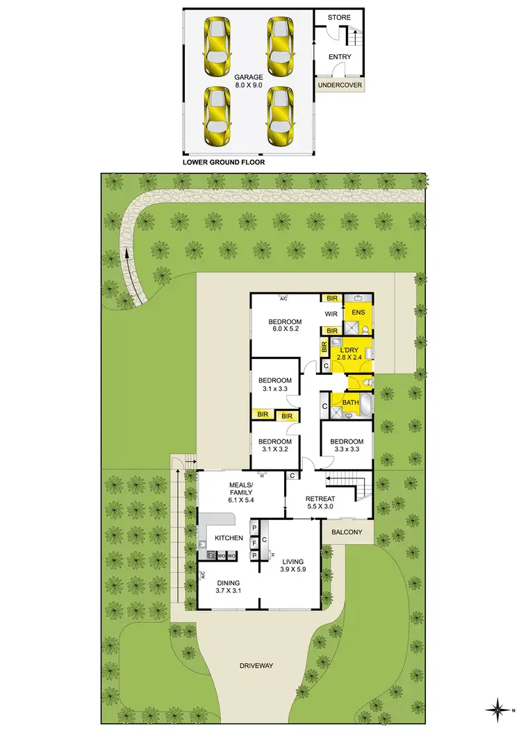 Floorplan of Homely house listing, 26 St Elmo Crescent, Highton VIC 3216