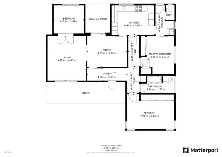 Floorplan of Homely house listing, 55 Burton Street, Swan Hill VIC 3585