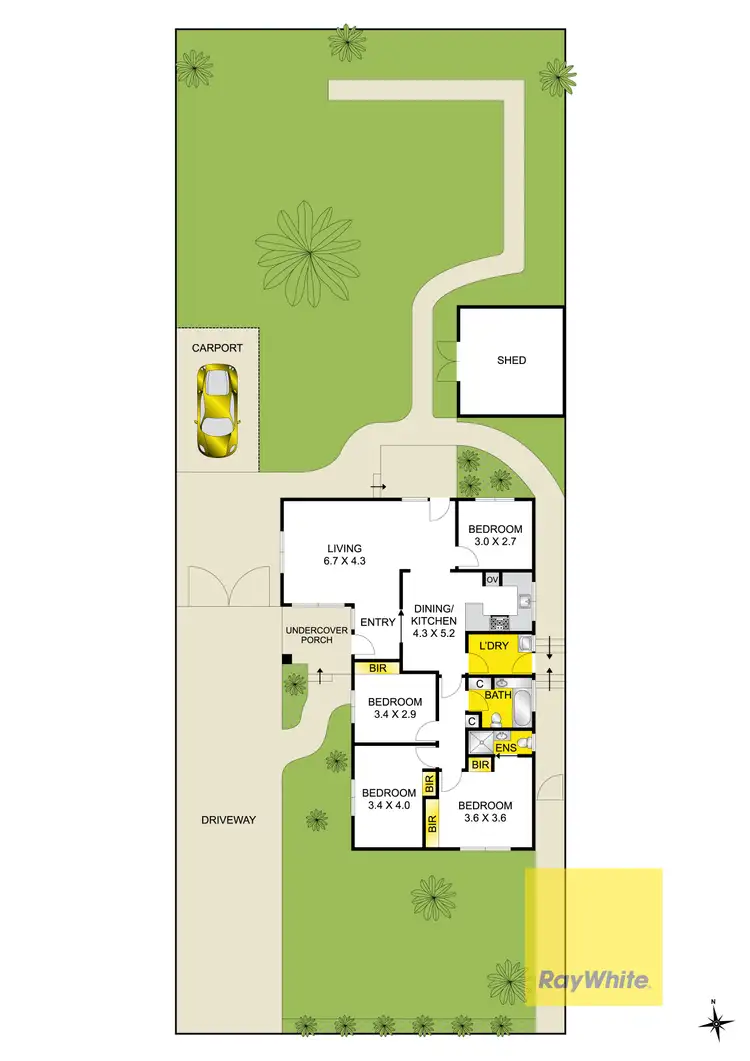 Floorplan of Homely house listing, 44 Laura Avenue, Belmont VIC 3216