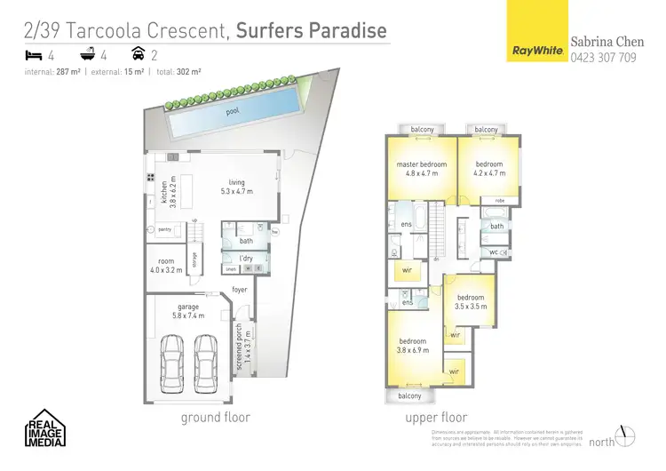 Floorplan of Homely house listing, 2/39 Tarcoola Crescent, Surfers Paradise QLD 4217