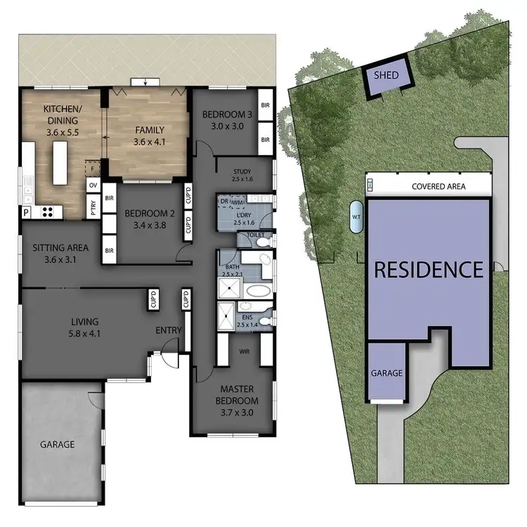 Floorplan of Homely house listing, 6 Bunya Place, Palm Beach QLD 4221