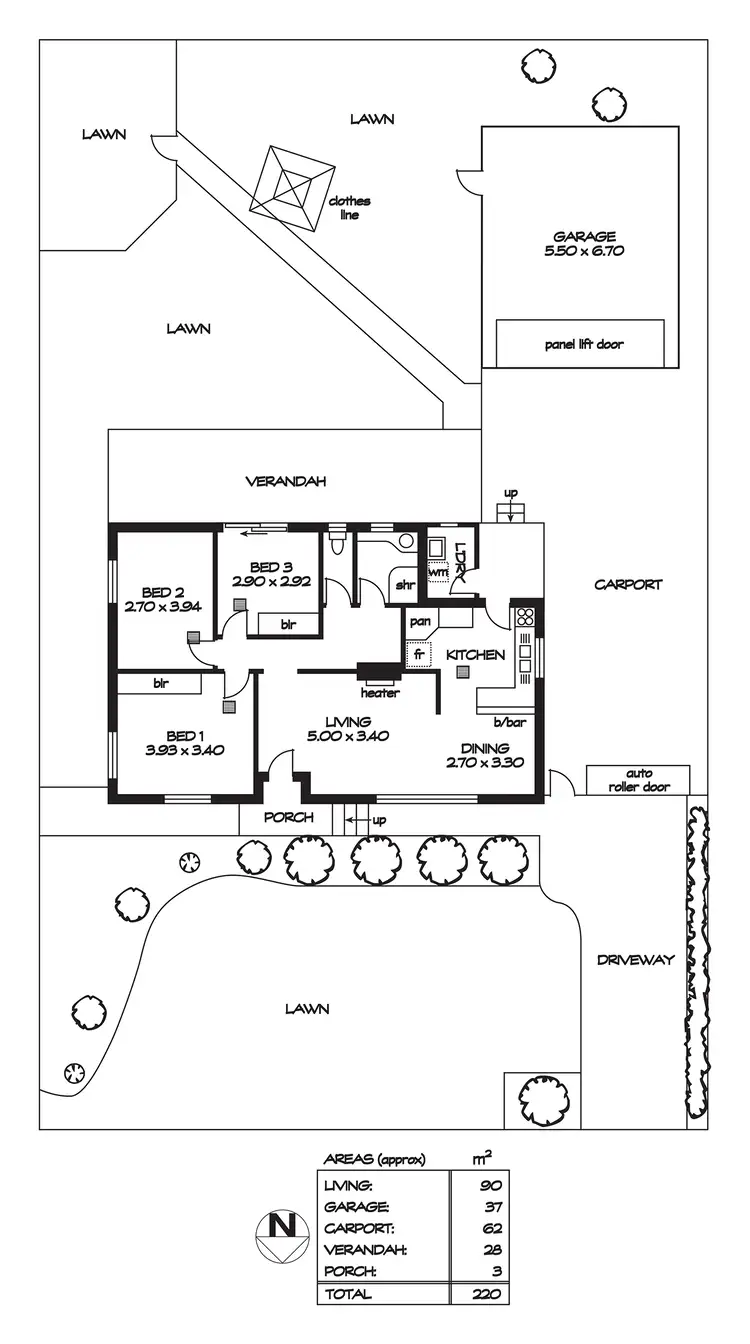 Floorplan of Homely house listing, 11 Ellis Street, Enfield SA 5085