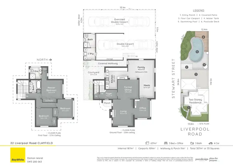 Floorplan of Homely house listing, 22 Liverpool Road, Clayfield QLD 4011