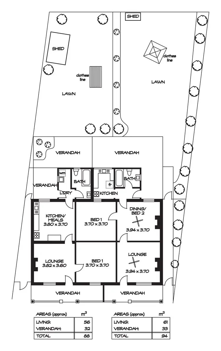 Floorplan of Homely house listing, 22-24 Maud Street, Ethelton SA 5015