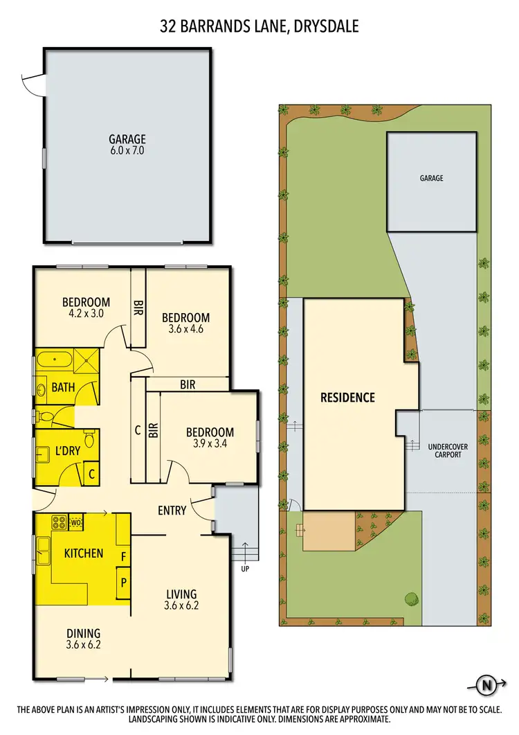 Floorplan of Homely house listing, 32 Barrands Lane, Clifton Springs VIC 3222