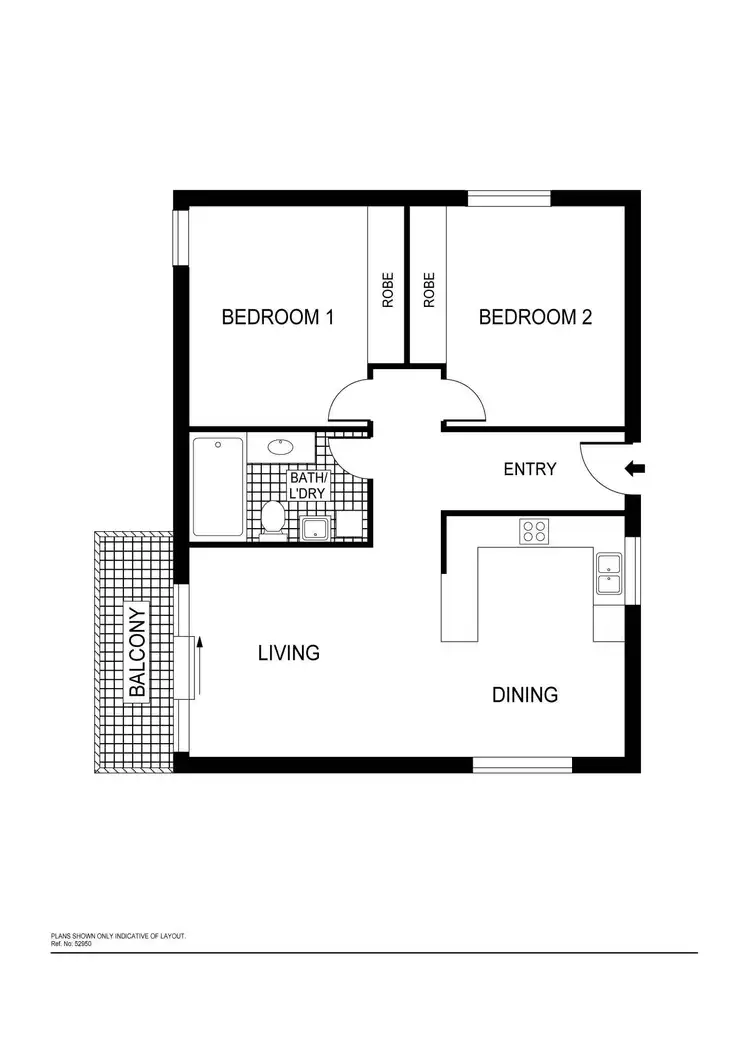 Floorplan of Homely unit listing, 9/9 Keith Place, Scullin ACT 2614