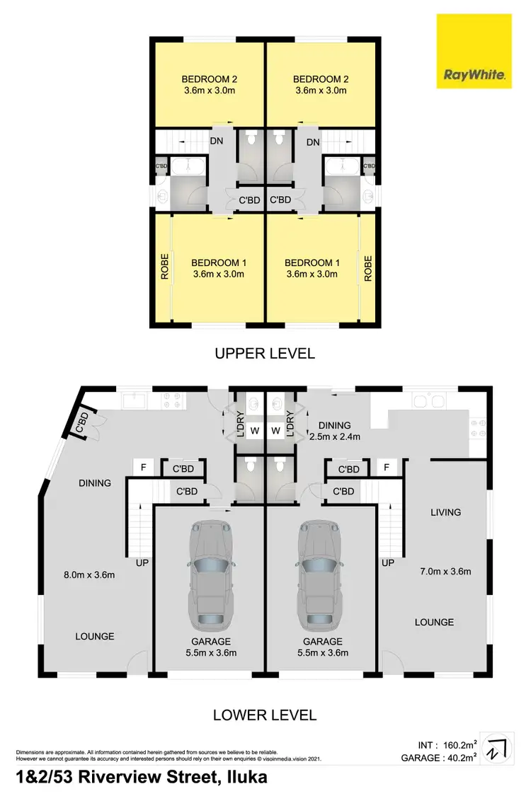 Floorplan of Homely house listing, 1 & 2/53 Riverview Street, Iluka NSW 2466
