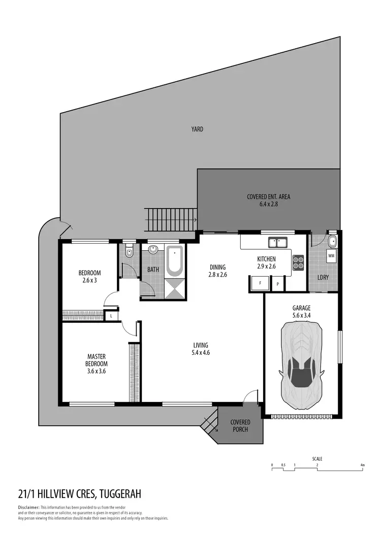 Floorplan of Homely villa listing, 21/1 Hillview Crescent, Tuggerah NSW 2259