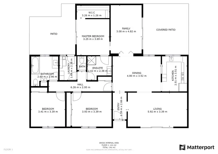 Floorplan of Homely house listing, 171 Murlong Street, Swan Hill VIC 3585