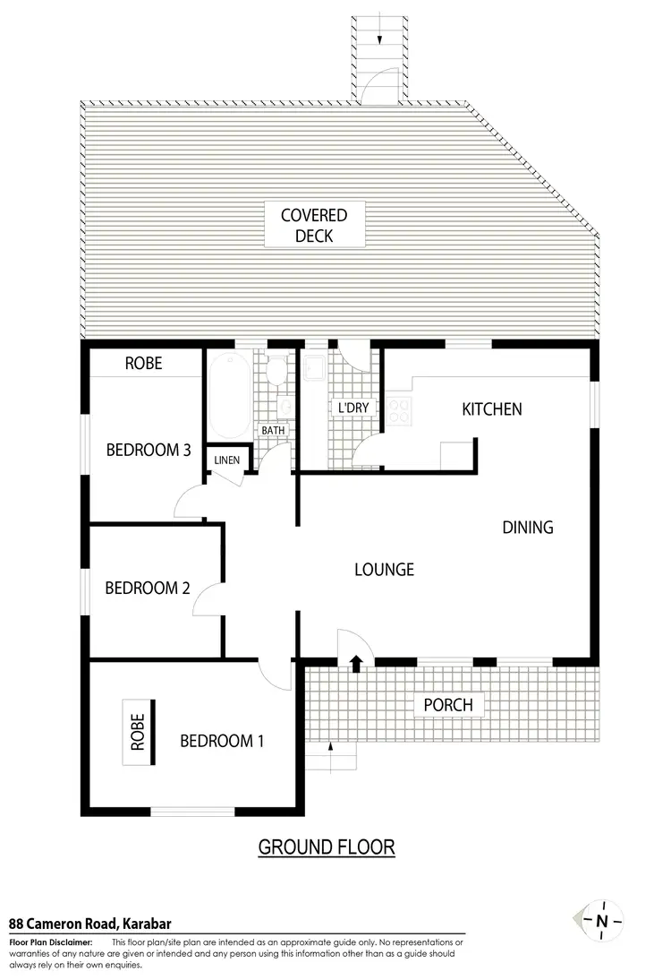 Floorplan of Homely house listing, 88 Cameron Road, Queanbeyan NSW 2620