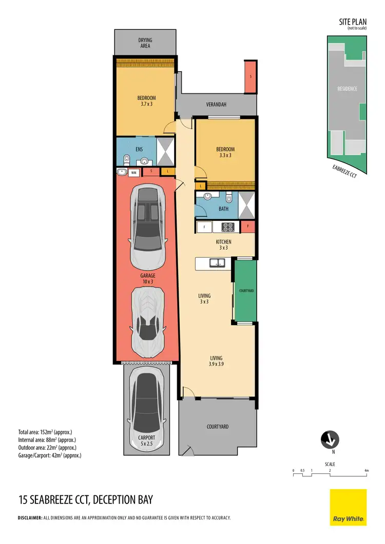 Floorplan of Homely house listing, 15 Seabreeze Circuit, Deception Bay QLD 4508