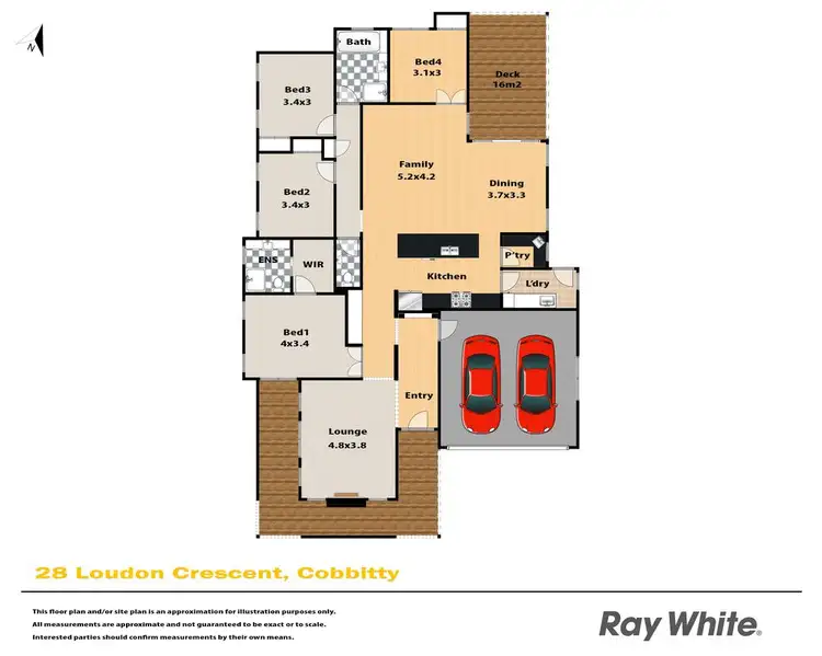 Floorplan of Homely house listing, 28 Loudon Crescent, Cobbitty NSW 2570