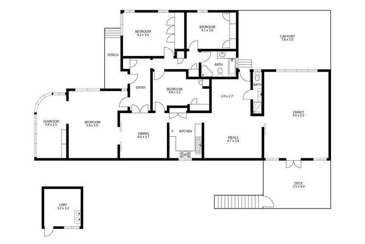 Floorplan of Homely house listing, 17 Linora Drive, Gowrie Mountain QLD 4350