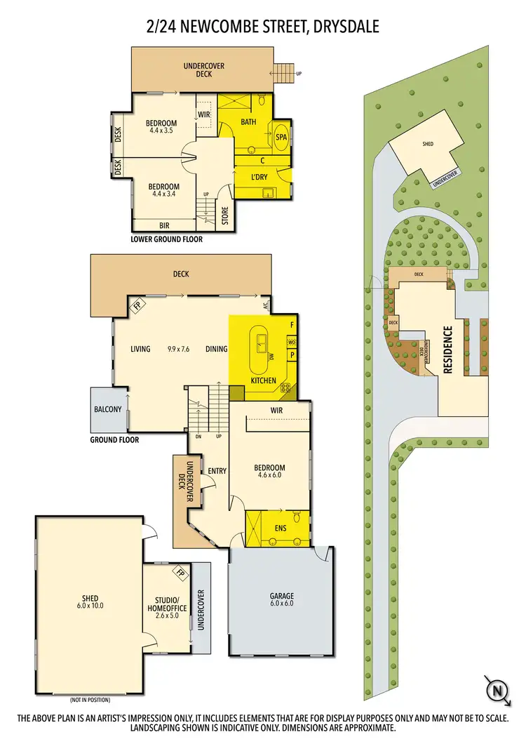 Floorplan of Homely house listing, 2/24 Newcombe Street, Drysdale VIC 3222