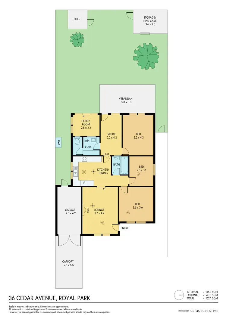 Floorplan of Homely house listing, 36 Cedar Avenue, Royal Park SA 5014